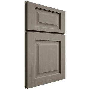 Shiloh Cabinetry Full Overlay Square Raised White Oak Quarter Sawn Thyme Door