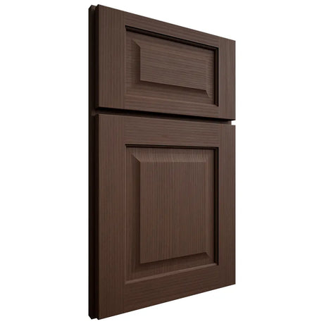 Shiloh Cabinetry Full Overlay Square Raised White Oak Rift Cut Braun Door