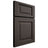 Shiloh Cabinetry Full Overlay Square Raised White Oak Rift Cut Creekside Door