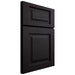 Shiloh Cabinetry Full Overlay Square Raised White Oak Rift Cut Espresso Door