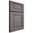 Shiloh Cabinetry Full Overlay Square Raised White Oak Rift Cut Flagstone Door