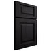 Shiloh Cabinetry Full Overlay Square Raised White Oak Rift Cut Ink Door