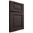Shiloh Cabinetry Full Overlay Square Raised White Oak Rift Cut Morel Door