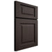 Shiloh Cabinetry Full Overlay Square Raised White Oak Rift Cut Morel Door