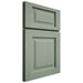 Shiloh Cabinetry Full Overlay Square Raised White Oak Rift Cut Moss Door