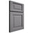 Shiloh Cabinetry Full Overlay Square Raised White Oak Rift Cut Sterling Door