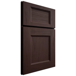 Shiloh Cabinetry Full Overlay Statesville Alder Plain Cut Bistre Door