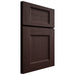 Shiloh Cabinetry Full Overlay Statesville Alder Plain Cut Bistre Door