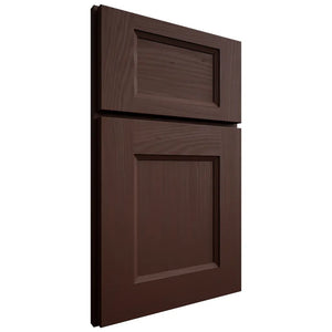 Shiloh Cabinetry Full Overlay Statesville Alder Plain Cut Umber Door