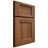 Shiloh Cabinetry Full Overlay Statesville Hickory Plain Cut Burnt Sugar Door
