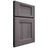 Shiloh Cabinetry Full Overlay Statesville Hickory Plain Cut Cadet Door