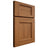 Shiloh Cabinetry Full Overlay Statesville Hickory Plain Cut Chestnut Door
