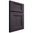 Shiloh Cabinetry Full Overlay Statesville Hickory Plain Cut Harbor Door
