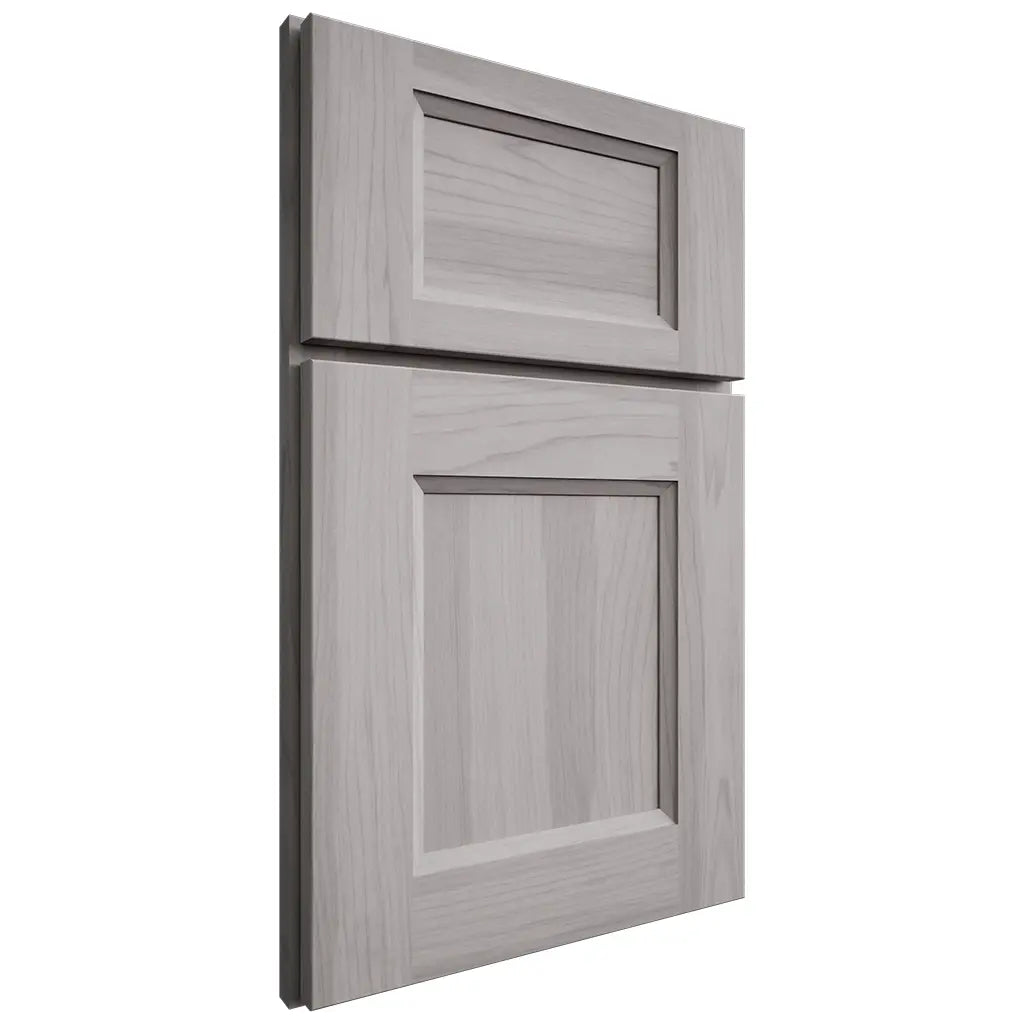 Shiloh Cabinetry Full Overlay Statesville Hickory Plain Cut Stratus Door