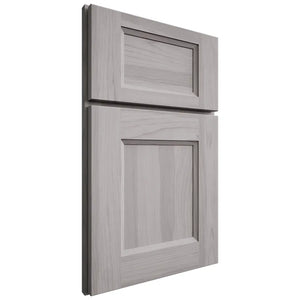 Shiloh Cabinetry Full Overlay Statesville Hickory Plain Cut Stratus Door