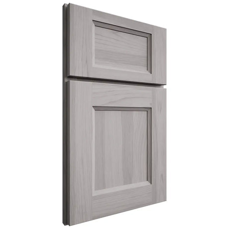 Shiloh Cabinetry Full Overlay Statesville Hickory Plain Cut Stratus Door