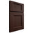 Shiloh Cabinetry Full Overlay Statesville Maple Plain Cut Cocoa Door