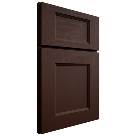 Shiloh Cabinetry Full Overlay Statesville Maple Plain Cut Cocoa Door