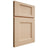 Shiloh Cabinetry Full Overlay Statesville Maple Plain Cut Natural Door