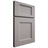 Shiloh Cabinetry Full Overlay Statesville Paintable Dovetail Gray Door