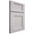 Shiloh Cabinetry Full Overlay Statesville Paintable Light French Gray Door
