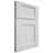 Shiloh Cabinetry Full Overlay Statesville Paintable Pure White Door