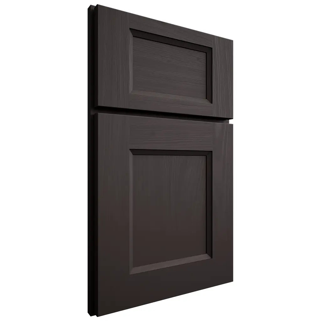 Shiloh Cabinetry Full Overlay Statesville Poplar Plain Cut Carbon Door