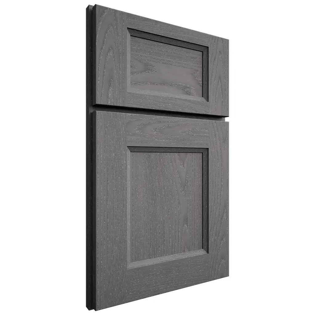 Shiloh Cabinetry Full Overlay Statesville Red Oak Plain Cut Cadet Door