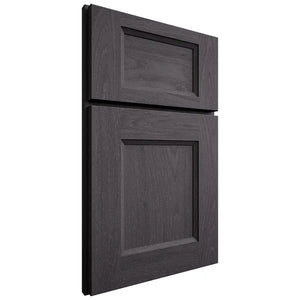 Shiloh Cabinetry Full Overlay Statesville Red Oak Plain Cut Harbor Door