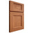 Shiloh Cabinetry Full Overlay Statesville Red Oak Plain Cut Harvest Door