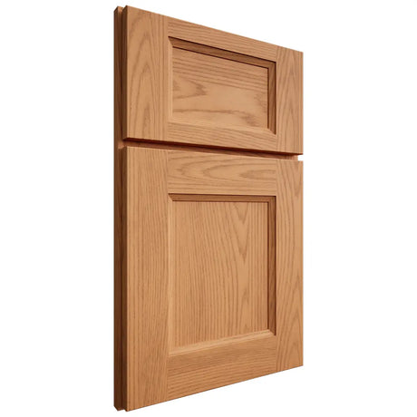 Shiloh Cabinetry Full Overlay Statesville Red Oak Plain Cut Medium Door