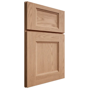 Shiloh Cabinetry Full Overlay Statesville Red Oak Plain Cut Natural Door