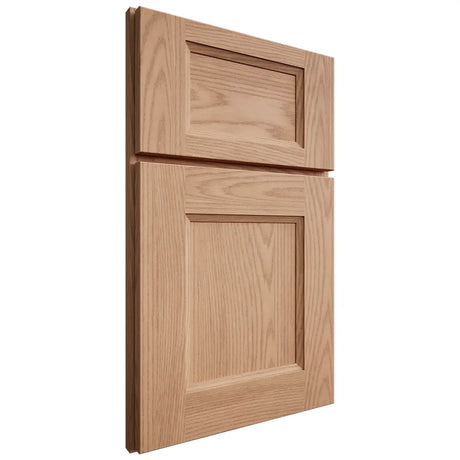 Shiloh Cabinetry Full Overlay Statesville Red Oak Plain Cut Natural Door