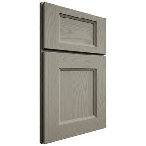 Shiloh Cabinetry Full Overlay Statesville Red Oak Plain Cut Thyme Door