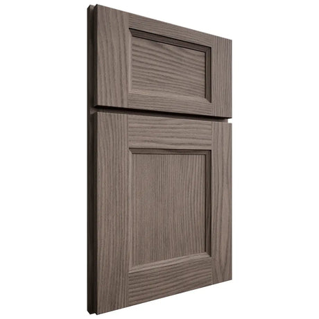 Shiloh Cabinetry Full Overlay Statesville White Oak Plain Cut Clay Door