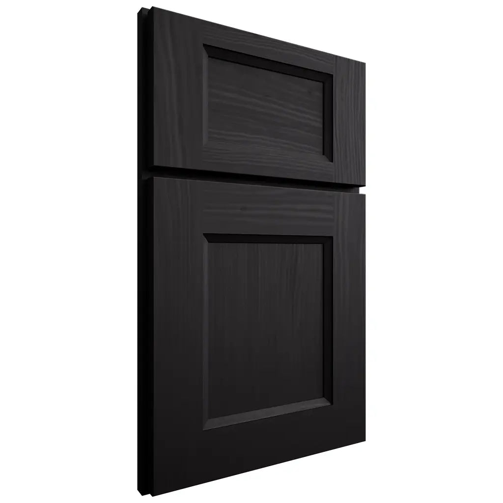 Shiloh Cabinetry Full Overlay Statesville White Oak Plain Cut Espresso Door
