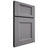 Shiloh Cabinetry Full Overlay Statesville White Oak Plain Cut Sterling Door