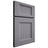 Shiloh Cabinetry Full Overlay Statesville White Oak Quarter Sawn Cadet Door