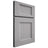 Shiloh Cabinetry Full Overlay Statesville White Oak Quarter Sawn Stratus Door