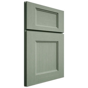 Shiloh Cabinetry Full Overlay Statesville White Oak Rift Cut Moss Door