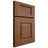 Shiloh Cabinetry Full Overlay Summit Alder Plain Cut Cola Door