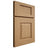 Shiloh Cabinetry Full Overlay Summit Alder Plain Cut Natural Door