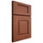 Shiloh Cabinetry Full Overlay Summit Alder Plain Cut Sierra Door