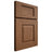 Shiloh Cabinetry Full Overlay Summit Alder Plain Cut Walnut Door