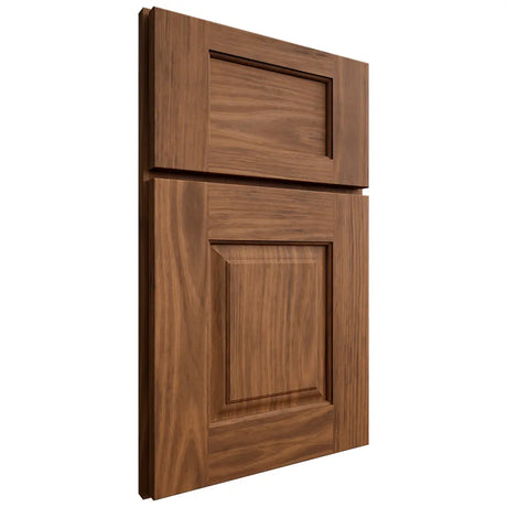 Shiloh Cabinetry Full Overlay Summit Cherry Plain Cut Carob Door