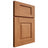 Shiloh Cabinetry Full Overlay Summit Cherry Plain Cut Medium Door