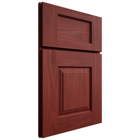 Shiloh Cabinetry Full Overlay Summit Cherry Plain Cut Red Door