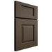 Shiloh Cabinetry Full Overlay Summit Maple Plain Cut Perfect Brown Door