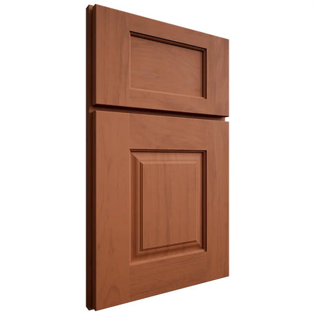 Shiloh Cabinetry Full Overlay Summit Maple Plain Cut Spice Door
