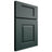 Shiloh Cabinetry Full Overlay Summit Paintable Billiard Green Door